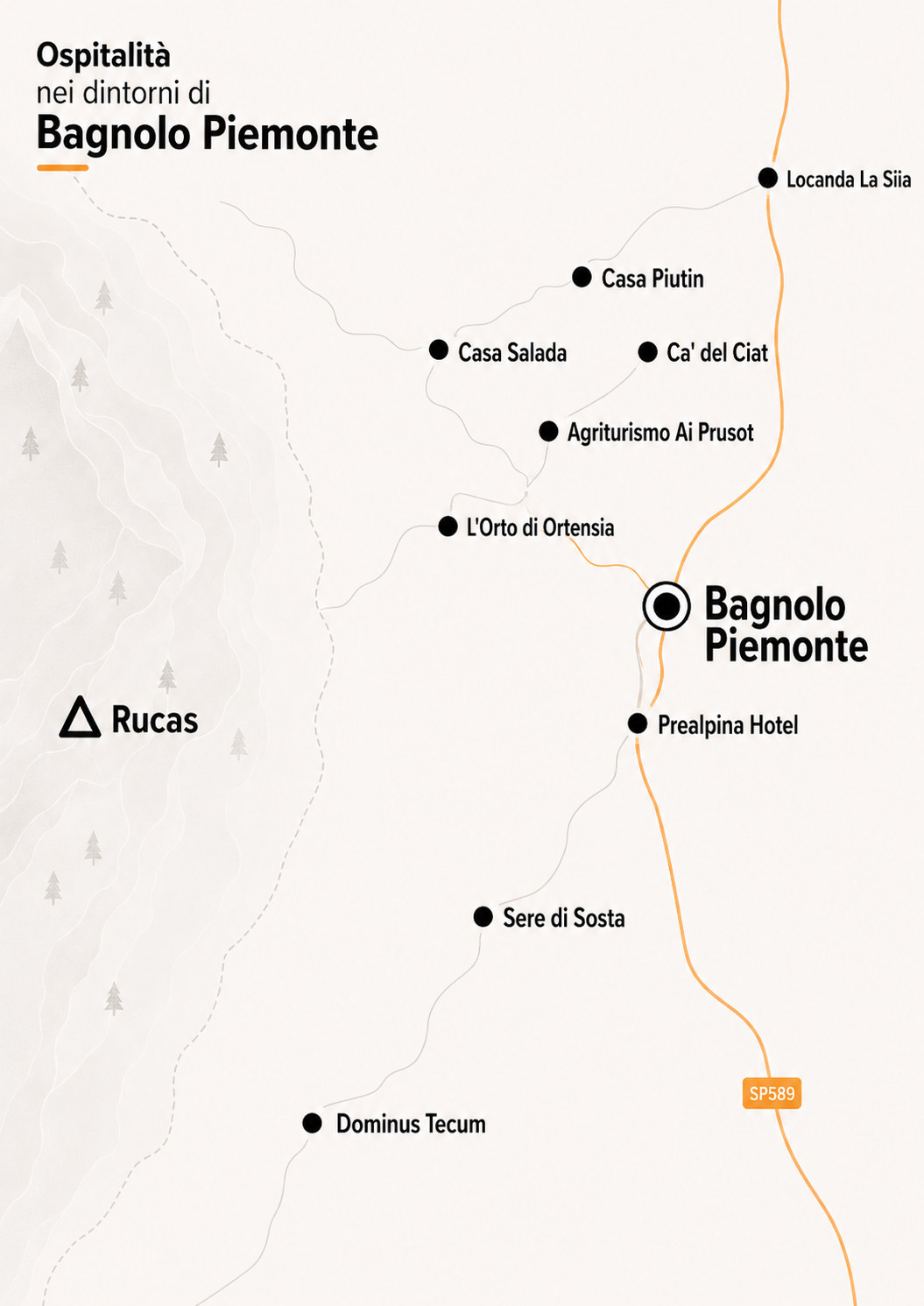 Mappa strutture e locali